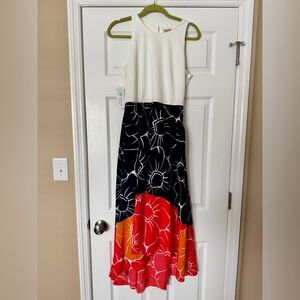 Brand new with tags- StitchFix Hutch Floral Maxi Dress in White, Navy, and Red